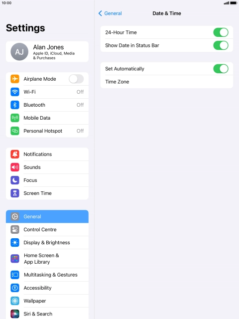 Press the Home key to return to the home screen.