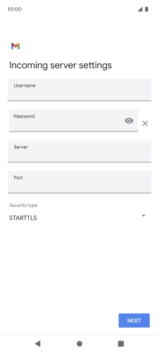 Press the field below 
