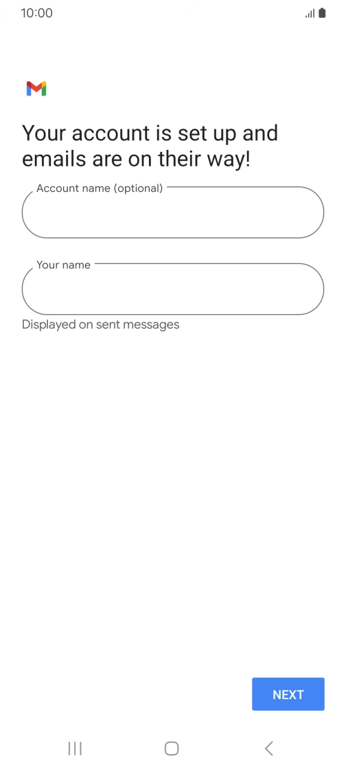 Press the field below 