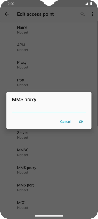 Key in 149.254.201.135 and press OK.