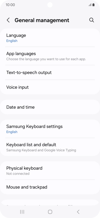 Press Date and time.