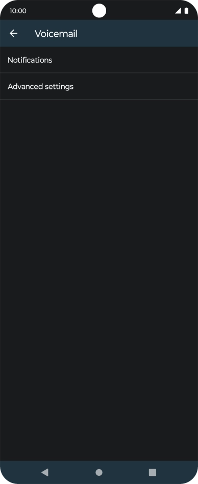 Press Advanced settings.