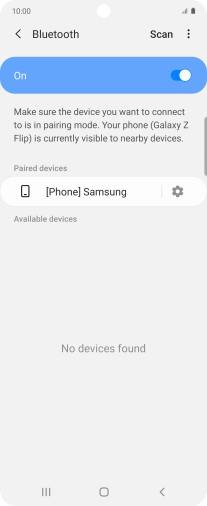 Press the Home key to return to the home screen.