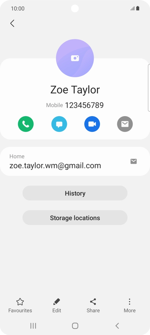 Press the call icon.