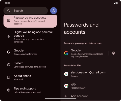 Slide your finger upwards starting from the bottom of the screen to return to the home screen.