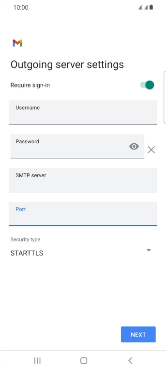 Press the drop down list below 