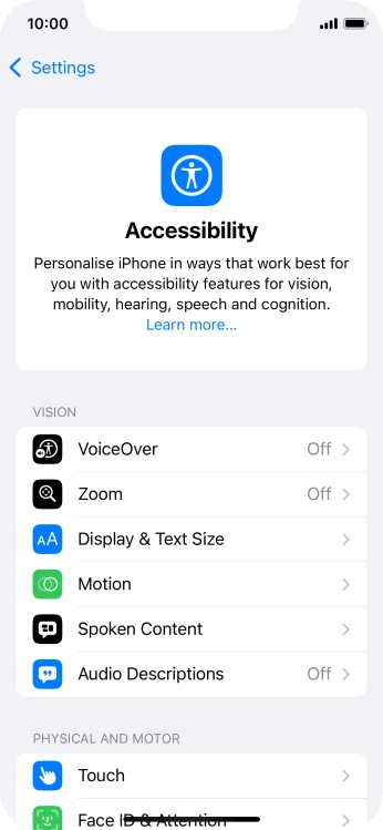 Press the required category below 