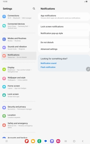 Press App notifications.