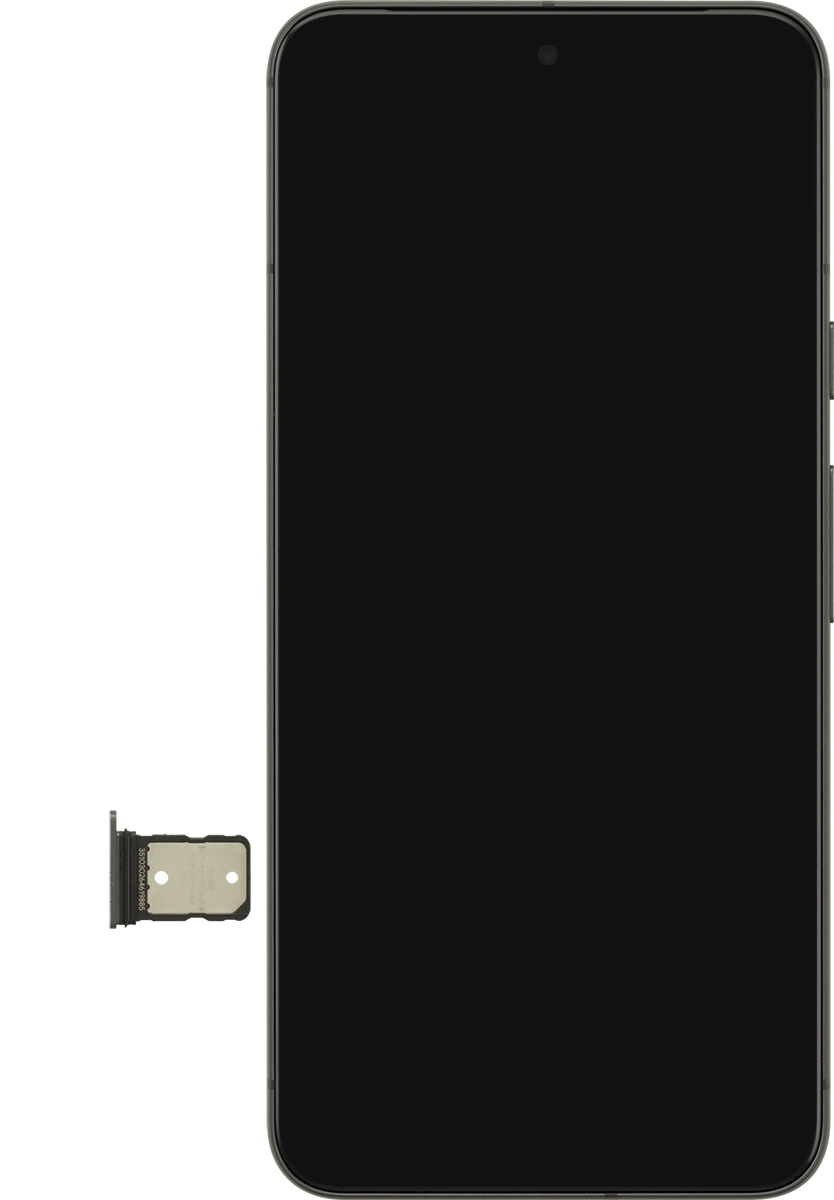 Turn your SIM so the angled corner of the SIM matches the angled corner of the SIM holder.