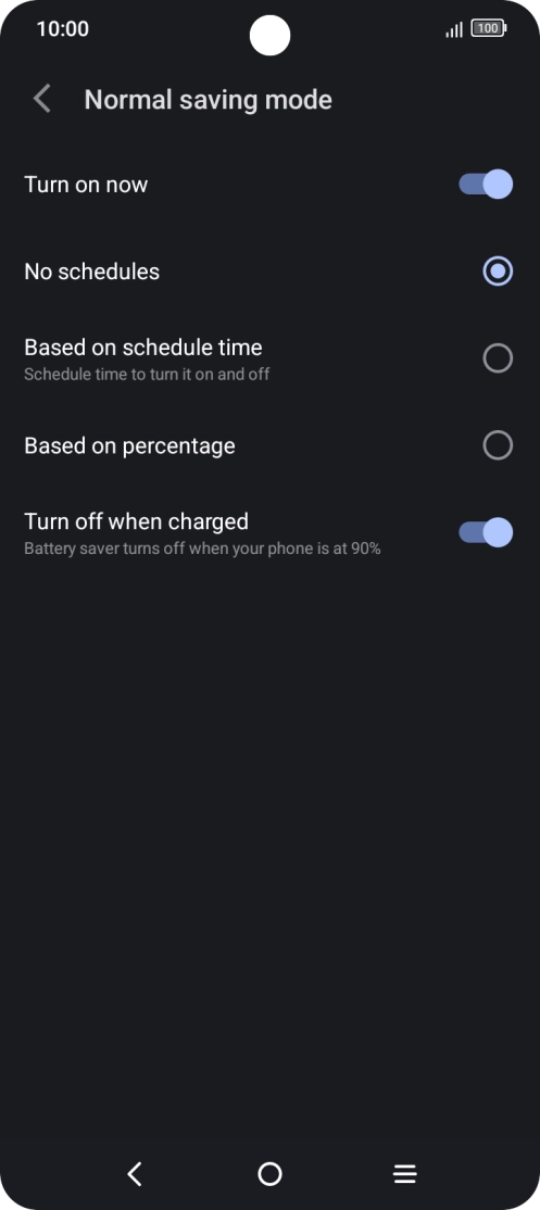 Press the Home key to return to the home screen.