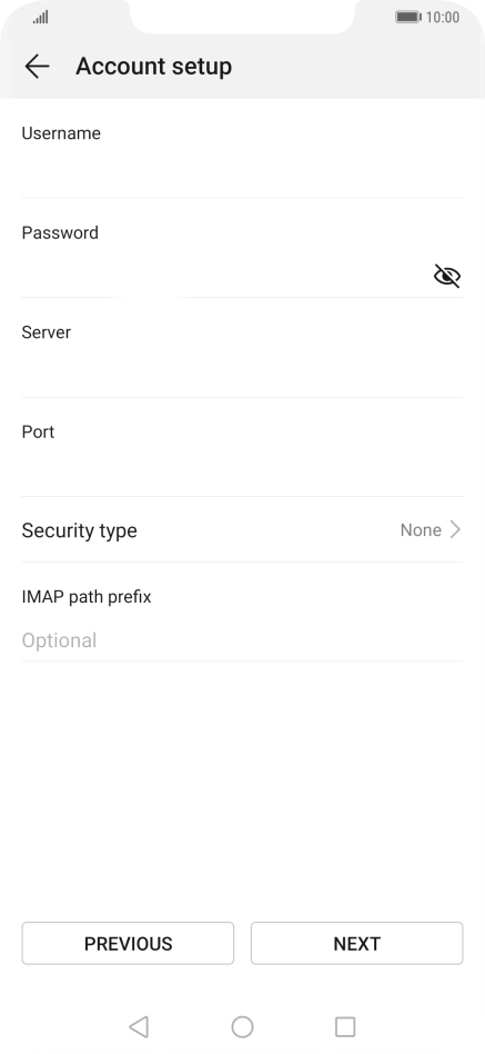 Press the field below 