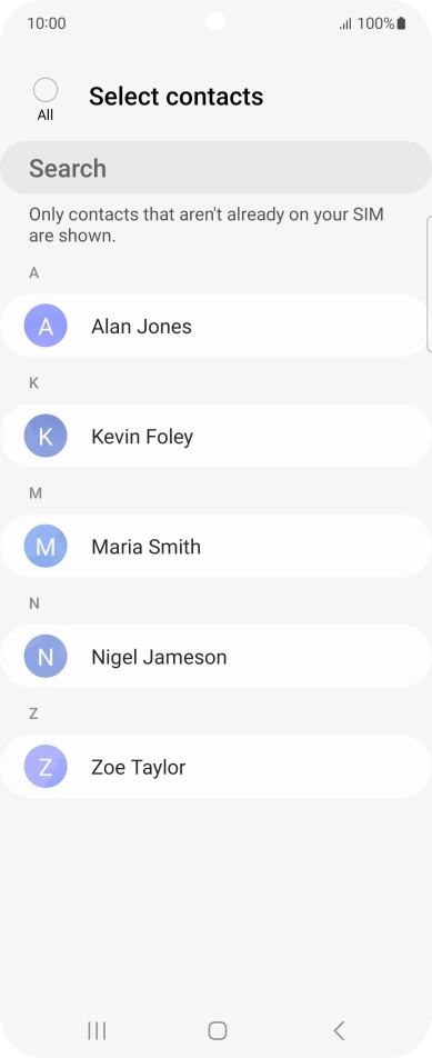 Press the field above 