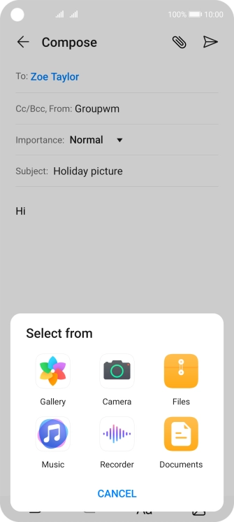 Press Files and go to the required folder.