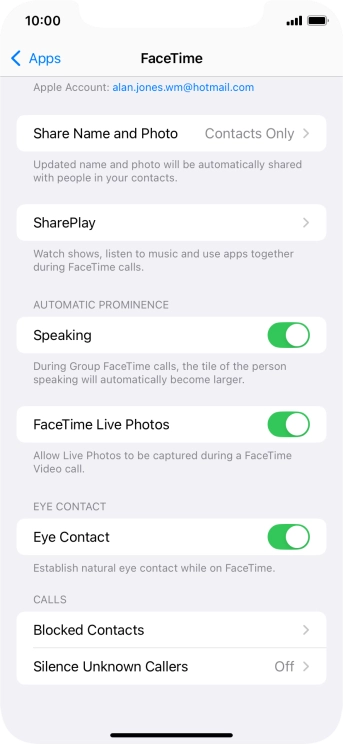 Press SharePlay.