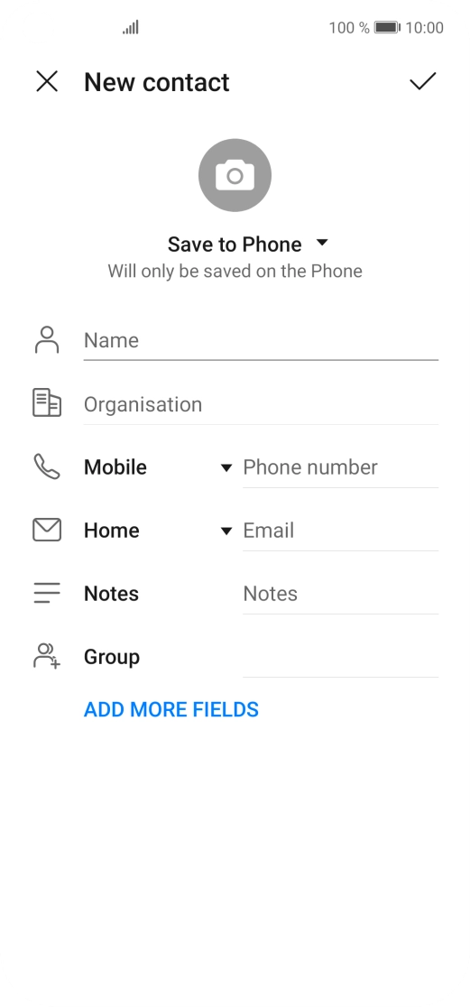 Press the address book drop down list.