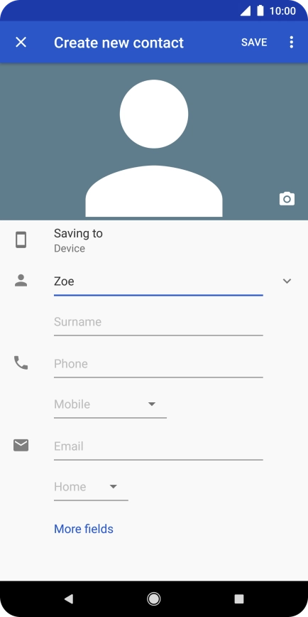 Press Surname and key in the required last name.