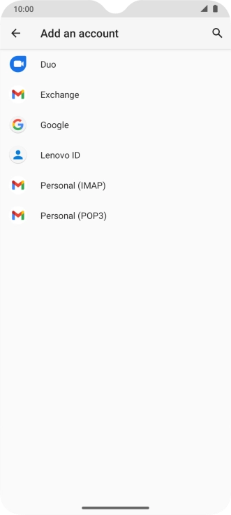 Press Google.