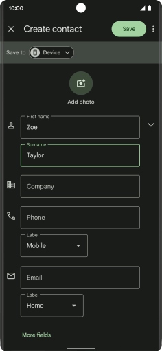 Press Phone and key in the required phone number.