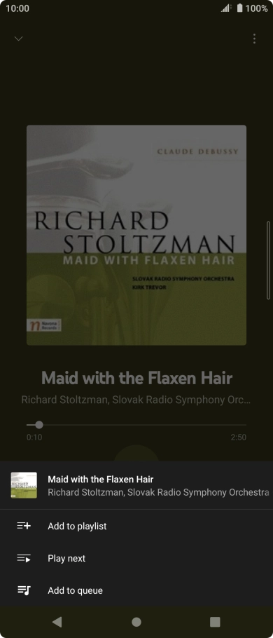 Press Add to playlist.