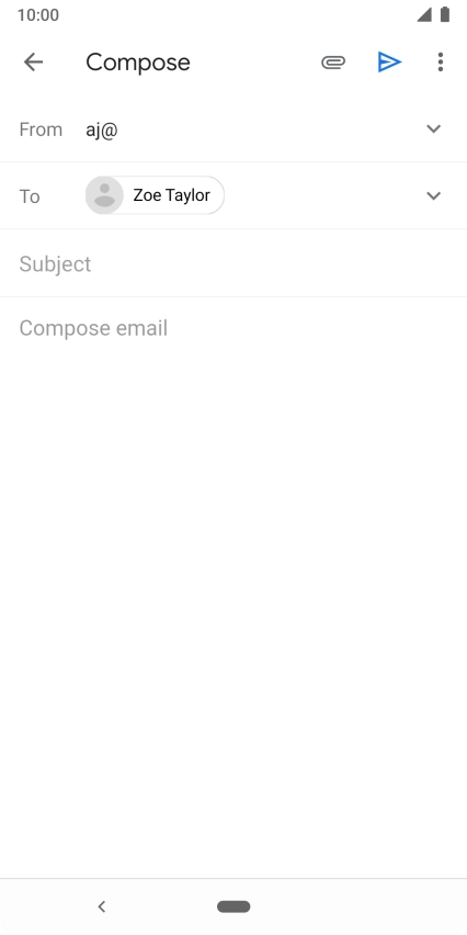 Press Subject and key in the required subject.