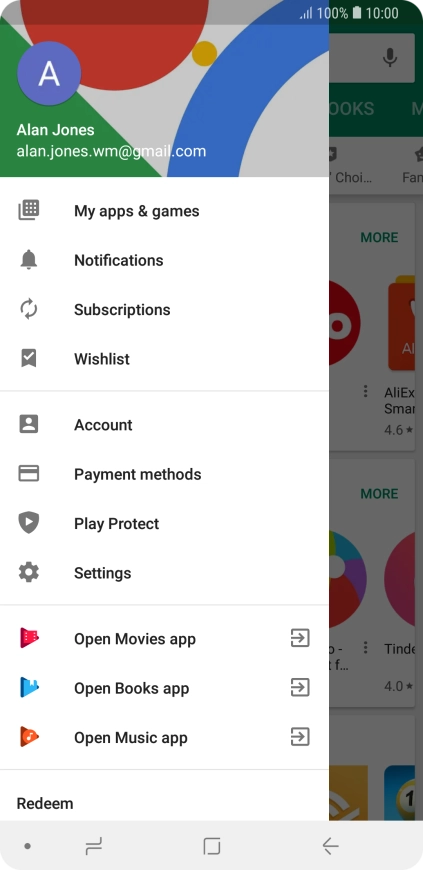 Press My apps & games.