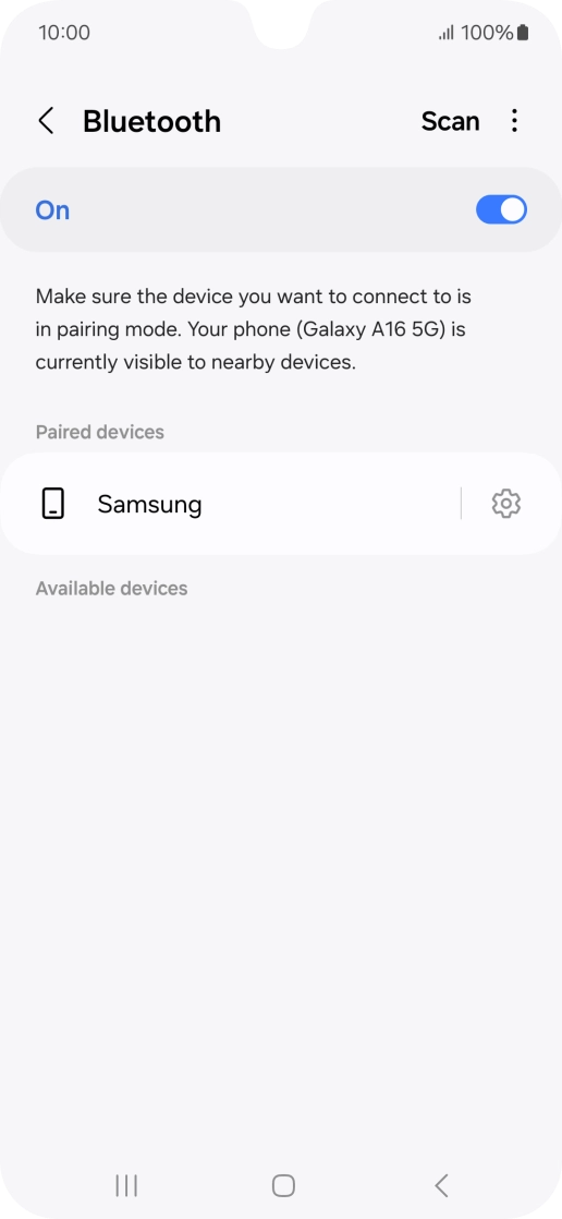 Press the Home key to return to the home screen.
