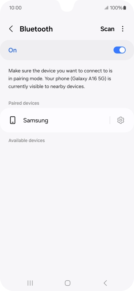 Press the Home key to return to the home screen.