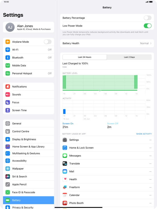 Slide your finger upwards starting from the bottom of the screen to return to the home screen.