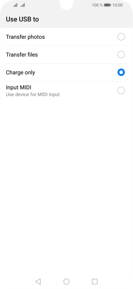 Press Transfer files.