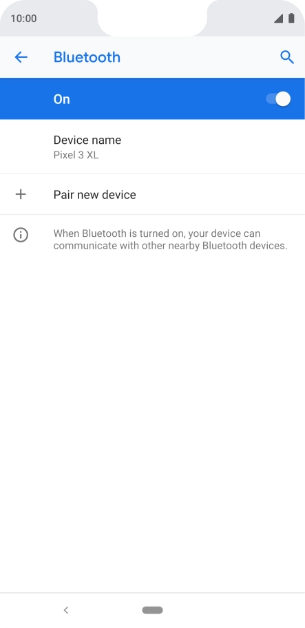 Press the Home key to return to the home screen.
