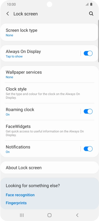 Press the Home key to return to the home screen.
