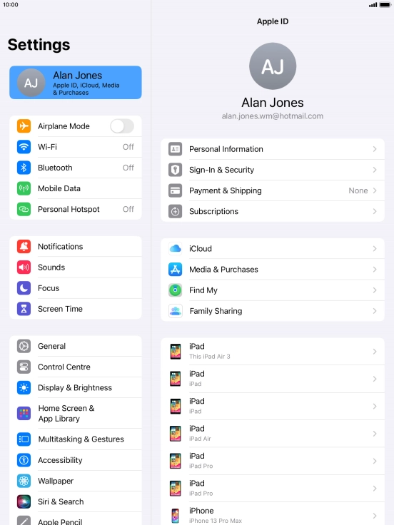Press the Home key to return to the home screen.