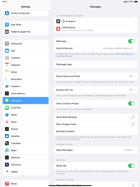 Slide your finger upwards starting from the bottom of the screen to return to the home screen.