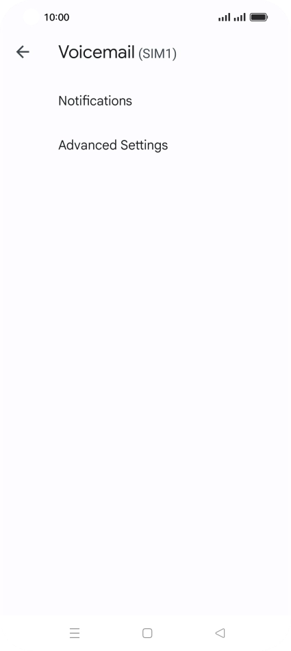 Press Advanced Settings.