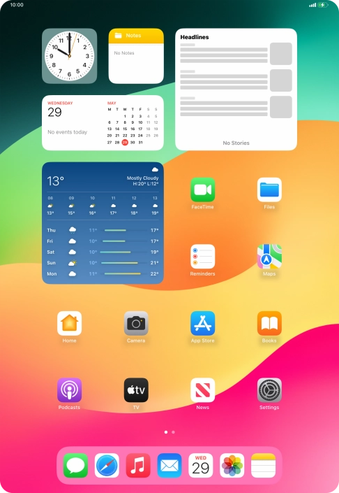 When the battery charging icon is displayed, charging is in progress.
