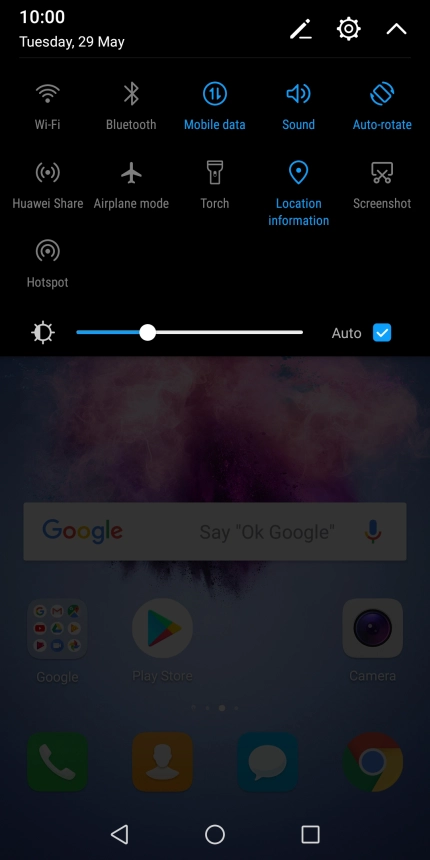 Press Airplane mode to turn the function on or off.