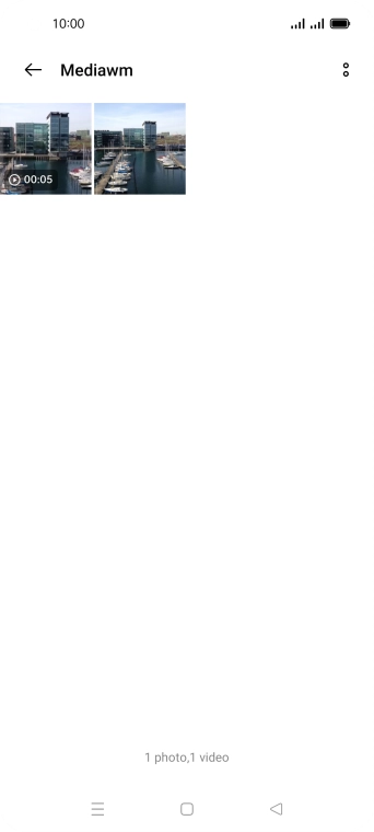 Press and hold any picture or video clip.