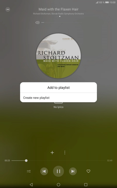 Press Create new playlist.