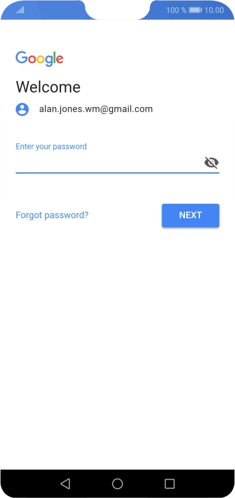 Press the field below 