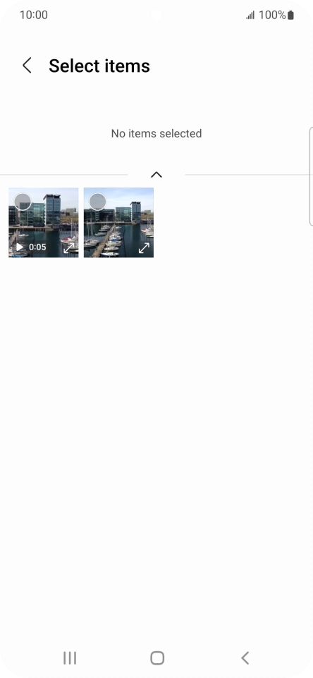 Press the required picture.