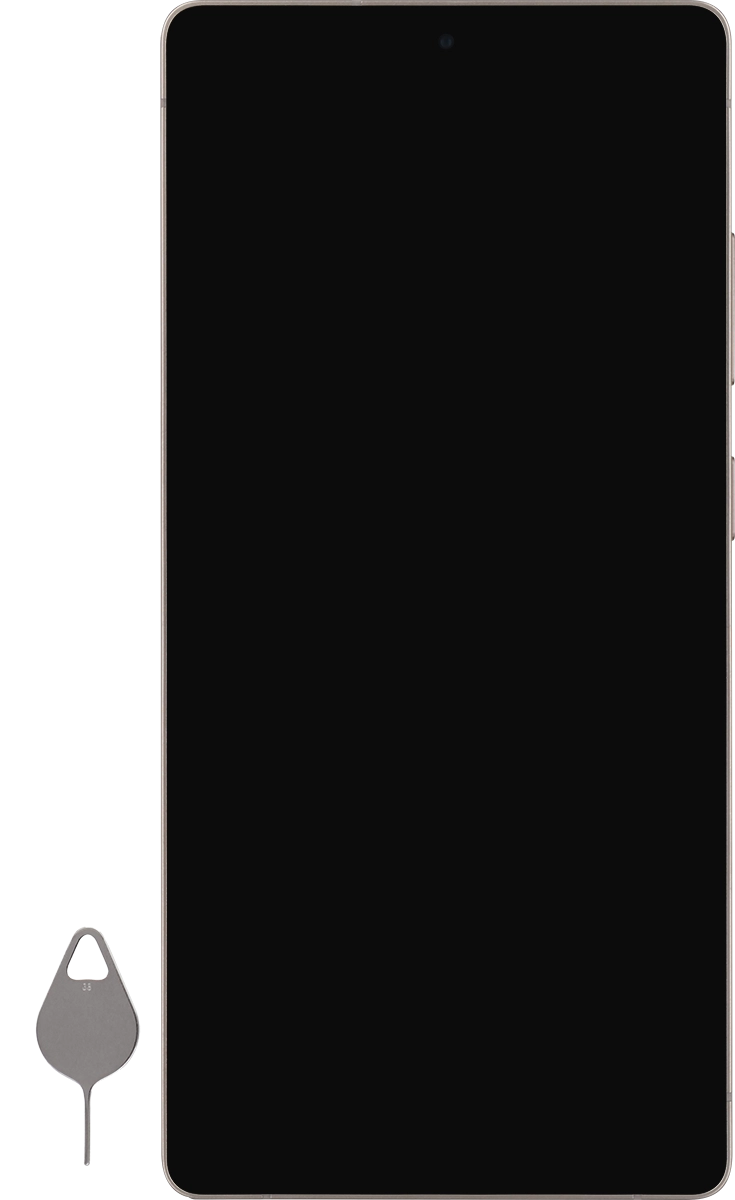 Find the opener for the SIM holder.