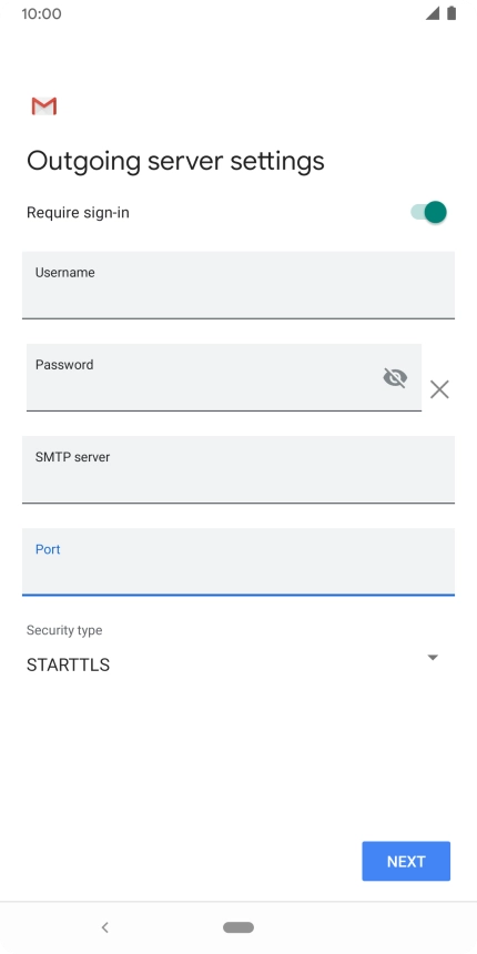 Press the drop down list below 