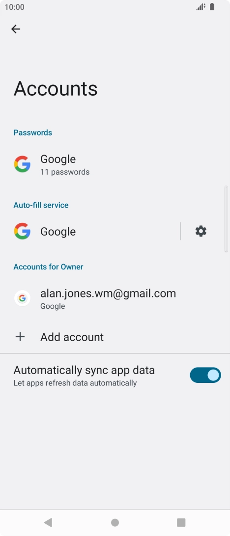Press the Home key to return to the home screen.