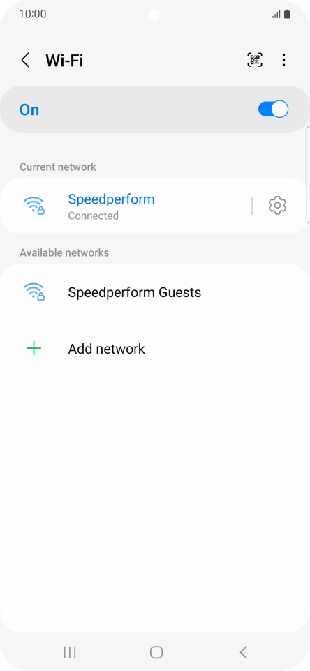 Press the Home key to return to the home screen.