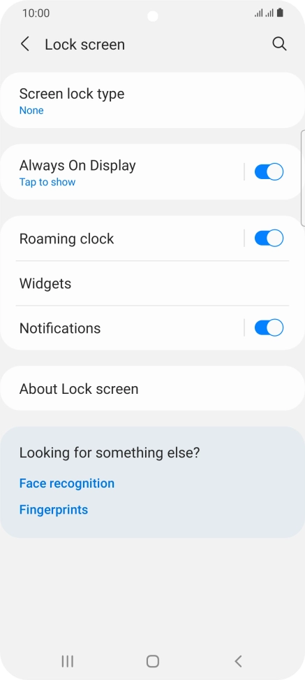 Press the Home key to return to the home screen.