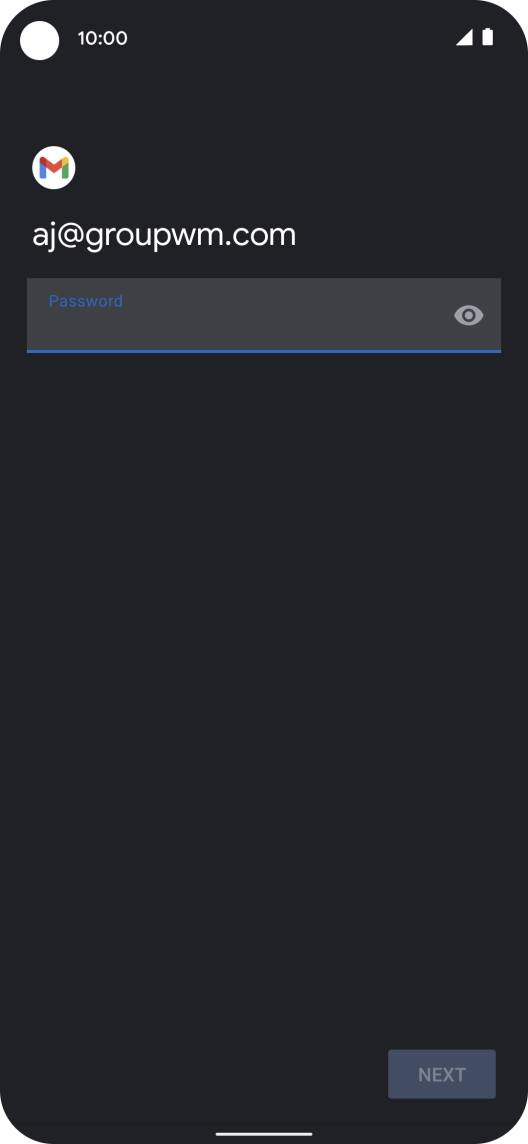 Press the field below 