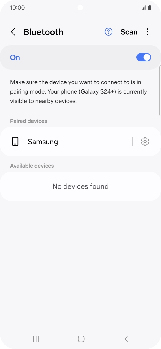 Press the Home key to return to the home screen.