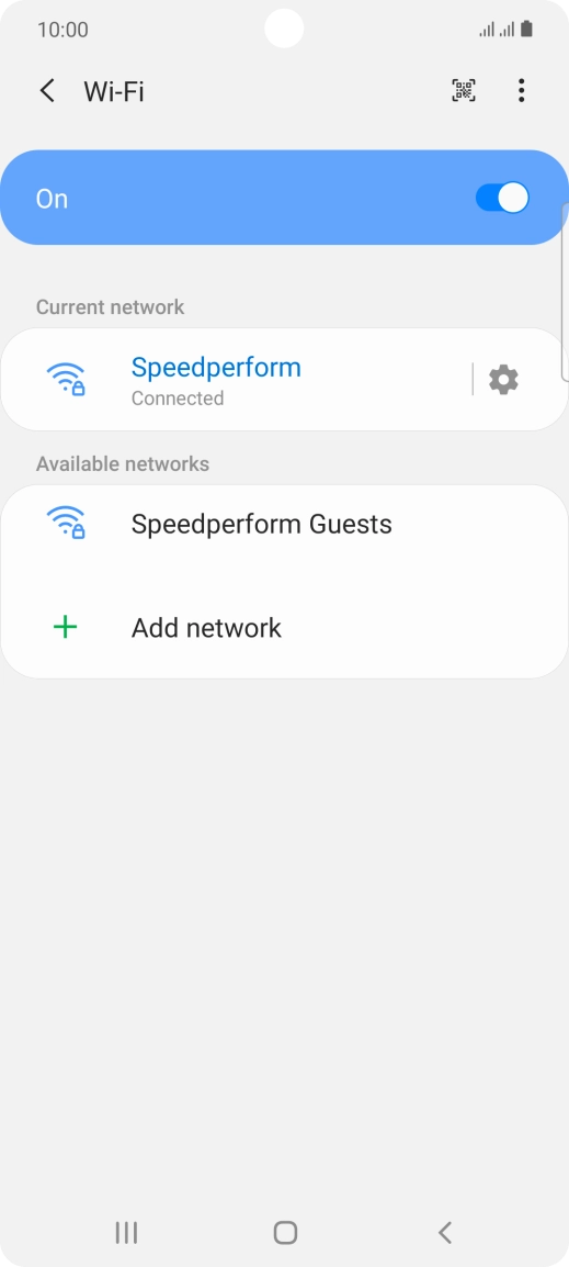 Press the Home key to return to the home screen.