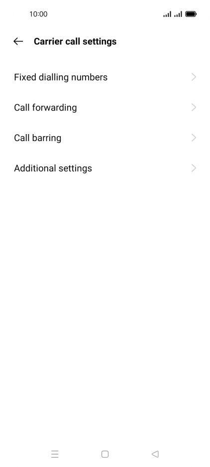 Press Fixed dialling numbers.