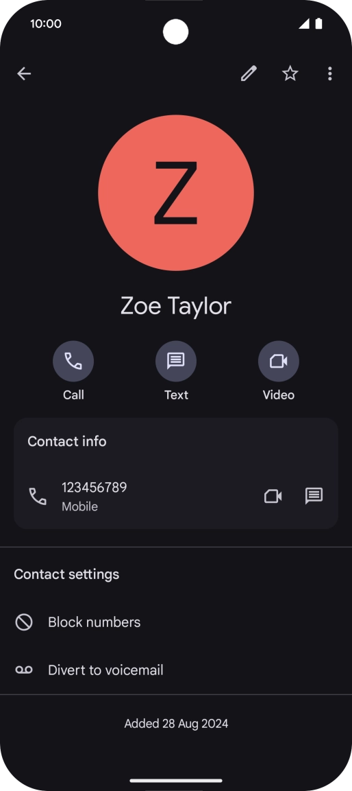 Slide your finger upwards starting from the bottom of the screen to return to the home screen.